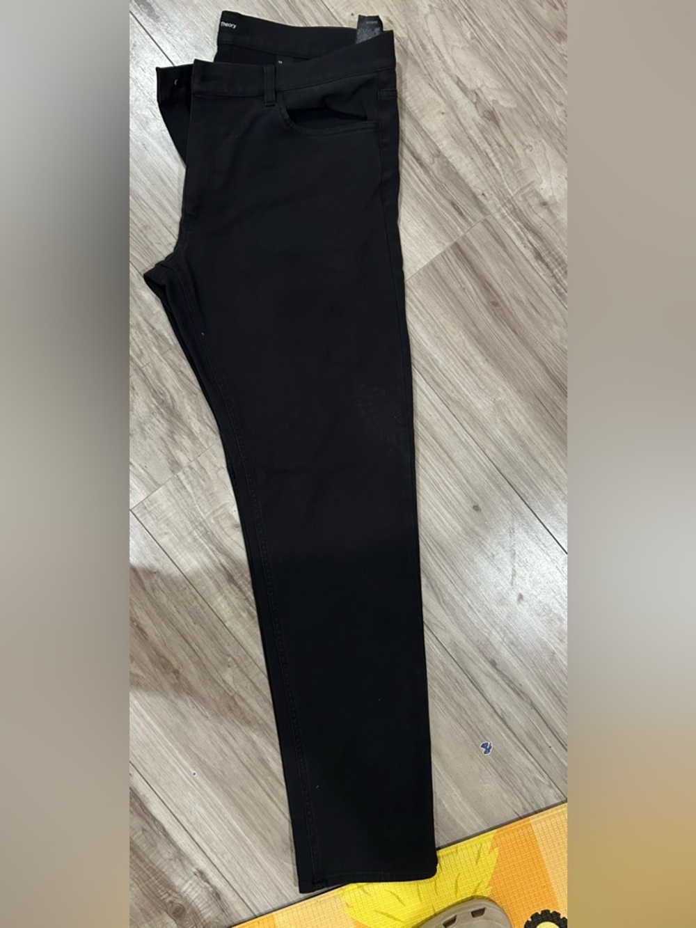 Theory Black Pants with Streamlined Waistband